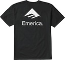 T-SHIRT EMERICA LOCKUP - NOIR