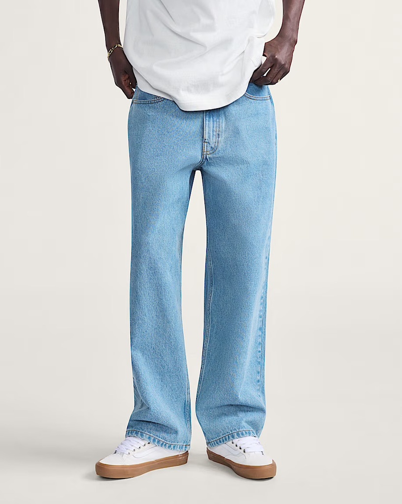 PANTALON VANS CHECK-5 BAGGY DENIM PANT - STONE WASH/BLUE (copie)
