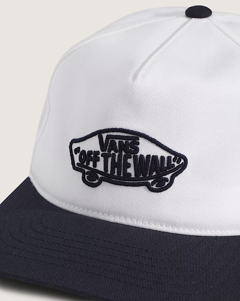 CASQUETTE VANS CLASSIC PATCH TRUCKER - BLANC/NOIR