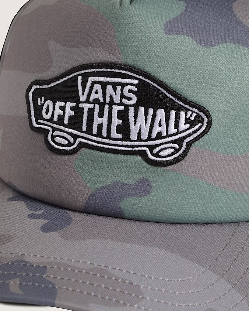 CASQUETTE VANS CLASSIC PATCH CURVED TRUCKER - DEEP FOREST/KANGAROO