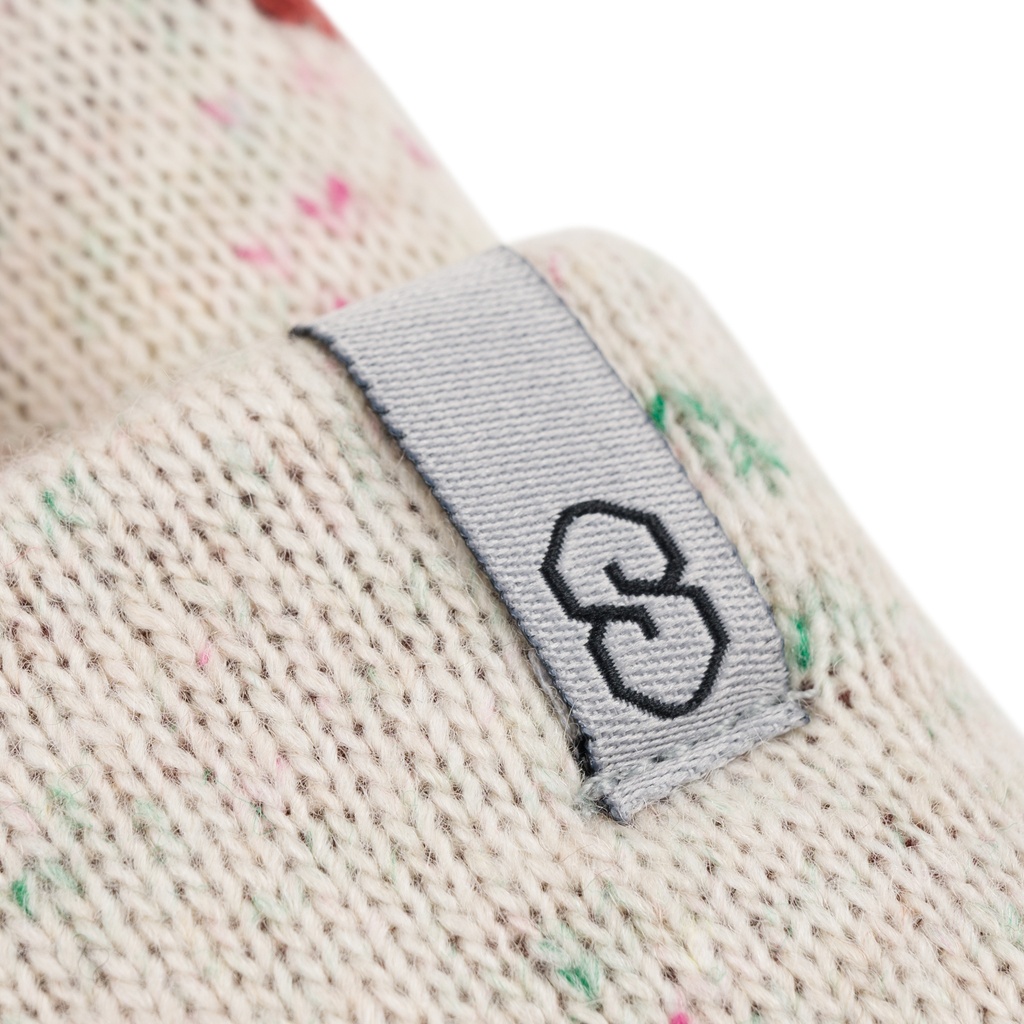 TUQUE SOUVENIR SPECKLED CUFF - MARSHMALLOW