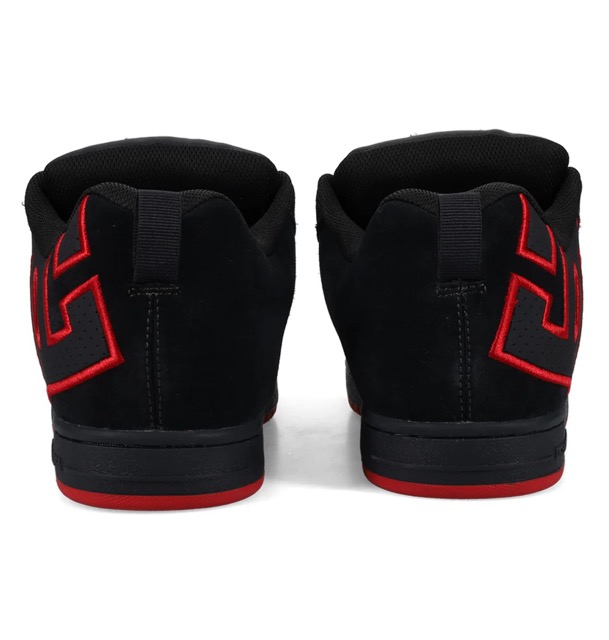 SOULIER DC COURT GRAFFIK - GRIS FONCÉ / ROUGE