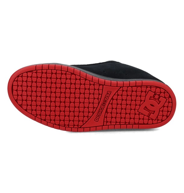 SOULIER DC COURT GRAFFIK - GRIS FONCÉ / ROUGE