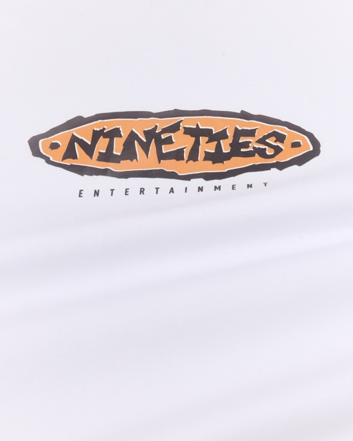 T-SHIRT NINETIES GRIND - BLANC