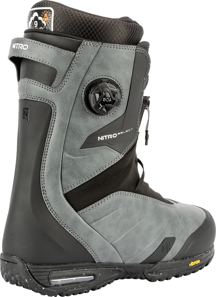 BOTTES NITRO SELECT BOA - CHARCOAL/BLACK