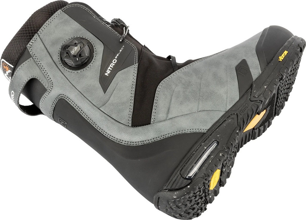 BOTTES NITRO SELECT BOA - CHARCOAL/BLACK