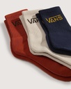 BAS VANS HALF CREW 3PK - PARISIAN NIGHT