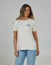 T-SHIRT SALTY CREW WINE N DINE MODERN POUR FEMME - OFF WHITE