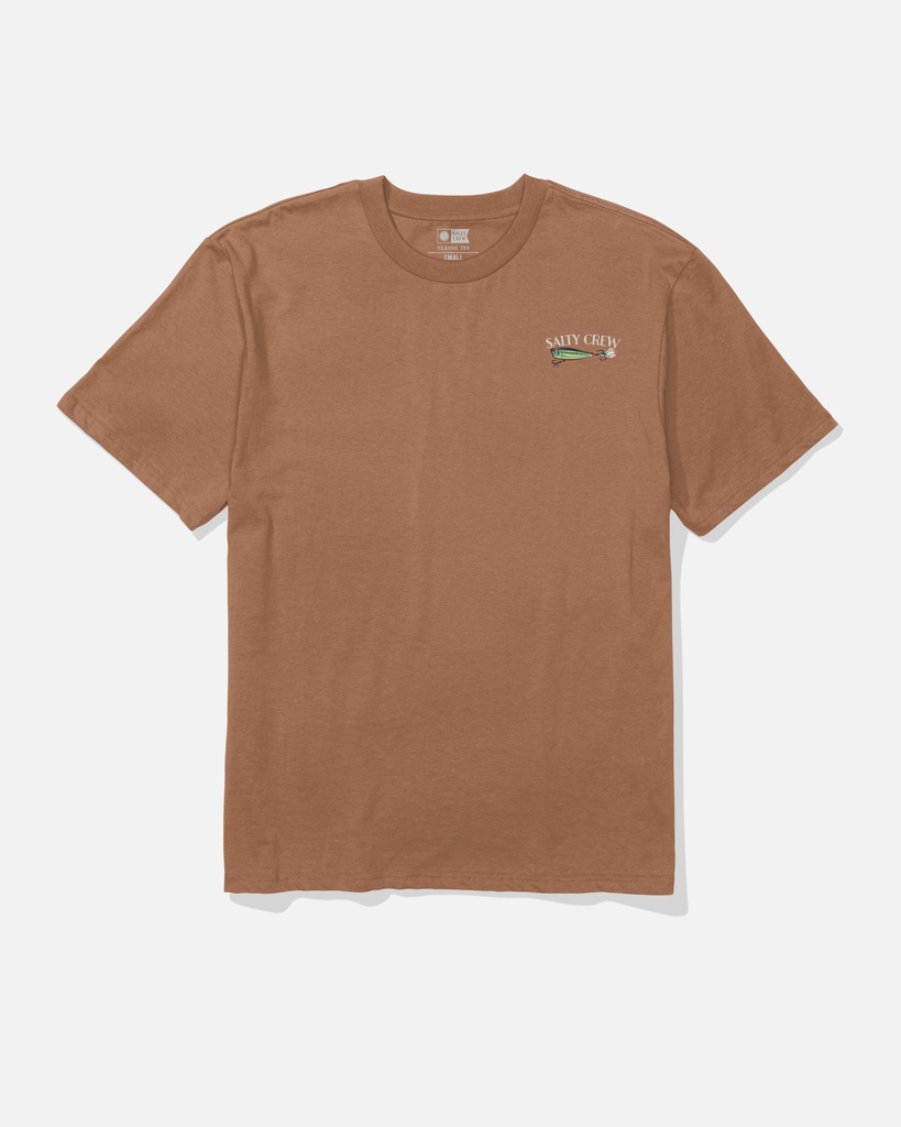 T-SHIRT SALTY CREW CAST LIFE CLASSIC SS - CHARCOAL
