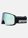 MASQUE M6 ANON VISIÈRE EN PRIME ET CAGOULE MFI® - NOIR / Perceive Variable Blue, Spare Lens: Perceive Cloudy Pink