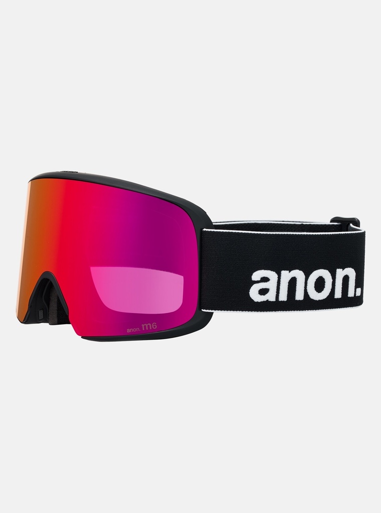 MASQUE M6 ANON VISIÈRE EN PRIME ET CAGOULE MFI® - NOIR / Perceive Variable Blue, Spare Lens: Perceive Cloudy Pink