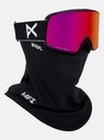 MASQUE M6 ANON VISIÈRE EN PRIME ET CAGOULE MFI® - NOIR / Perceive Variable Blue, Spare Lens: Perceive Cloudy Pink