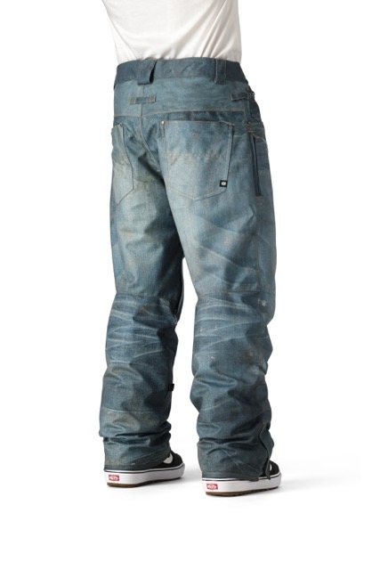 PANTALON 686 DECONSTRUCTED DENIM ISOLÉ - INDIGO DENIM
