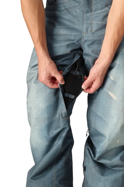 PANTALON 686 DECONSTRUCTED DENIM ISOLÉ - INDIGO DENIM