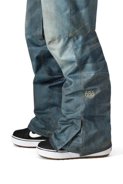PANTALON 686 DECONSTRUCTED DENIM ISOLÉ - INDIGO DENIM