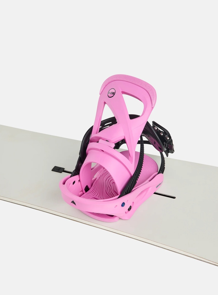 FIXATIONS BURTON SCRIBE RE:FLEX POUR FEMME - FUCHSIA PINK