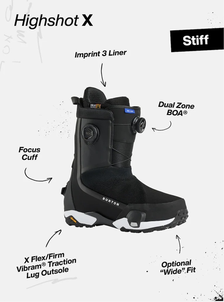 BOTTES BURTON PHOTON STEP ON - NOIR (copie)