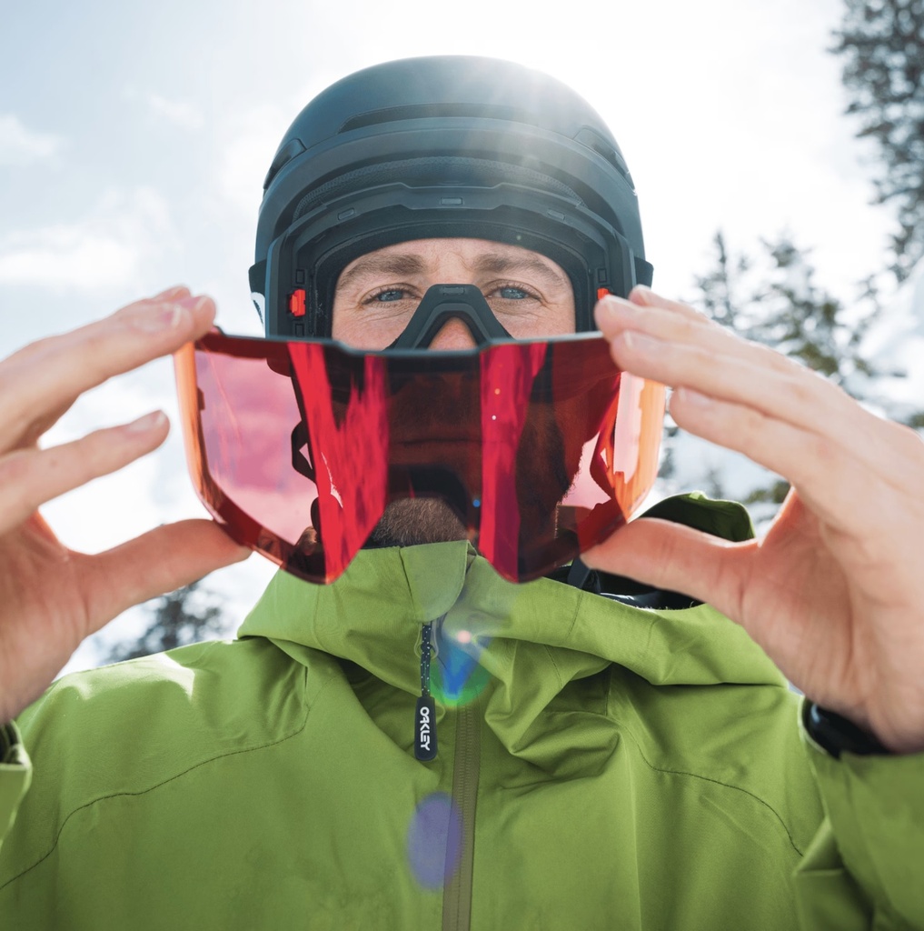 GOGGLE OAKLEY LINE MINER PRO (M) MATTE BLACK W/ PRIZM SNOW ROSE GOLD & PRIZM ICED IRIDIUM  (copie)