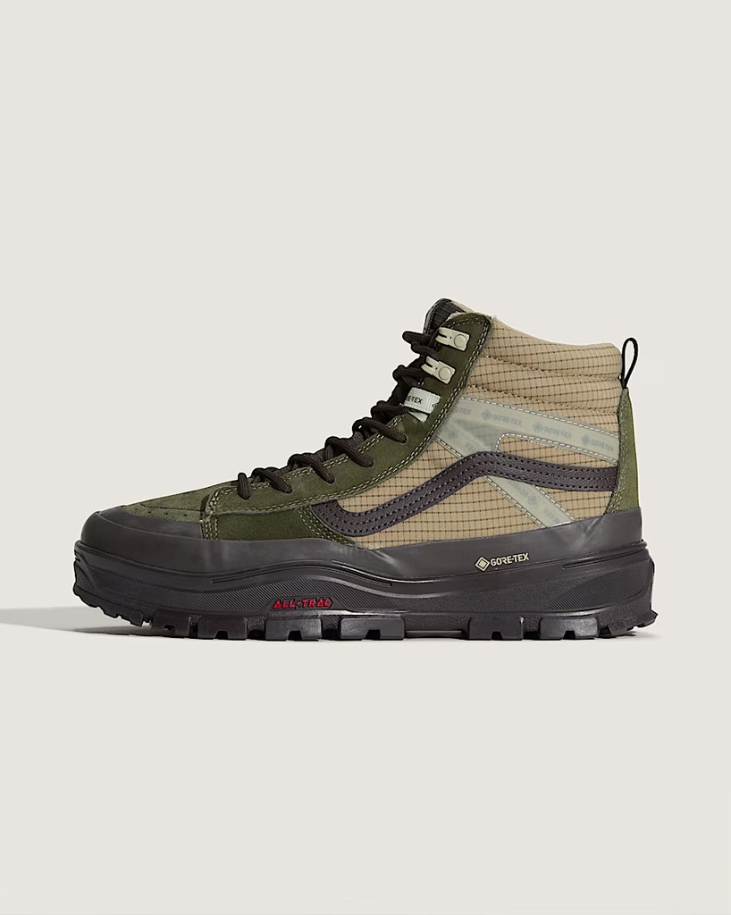 BOTTES VANS U MTE™ SK8-HI® GORE-TEX® INSULATED - DARK GREEN/DARK BROWN