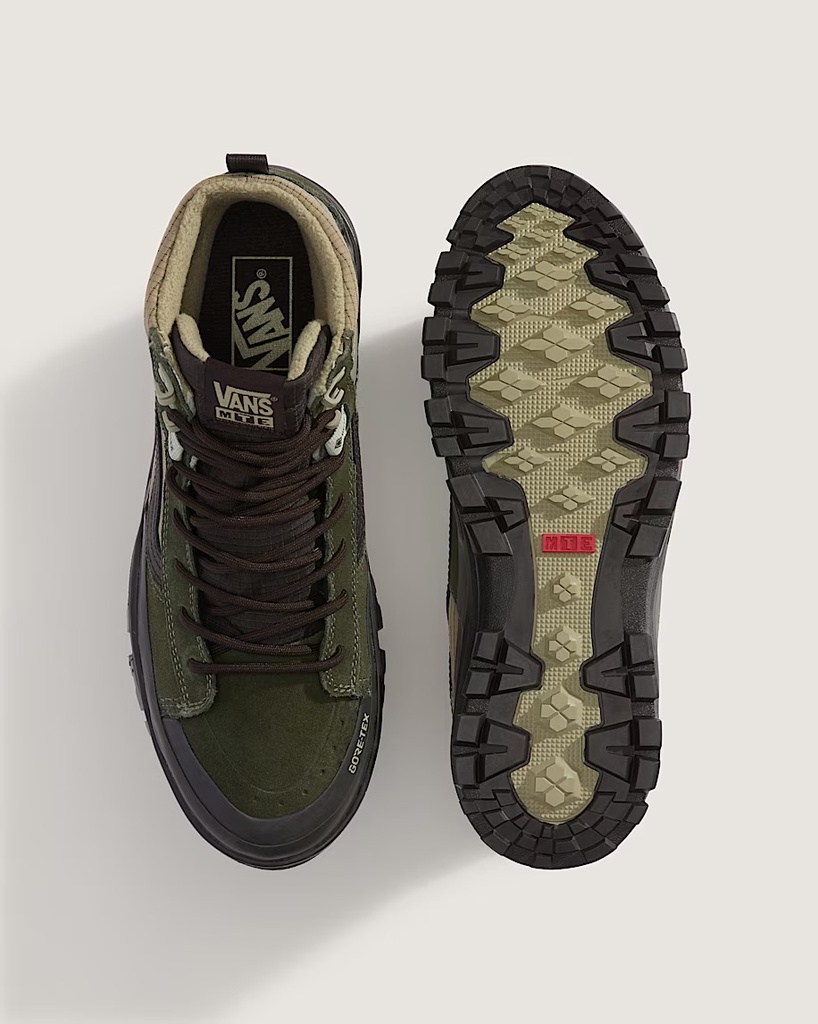 BOTTES VANS U MTE™ SK8-HI® GORE-TEX® INSULATED - DARK GREEN/DARK BROWN