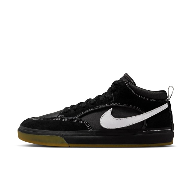 SOULIER NIKE SB REACT LEO - NOIR/BLANC-NOIR-GUM LIGHT BROWN