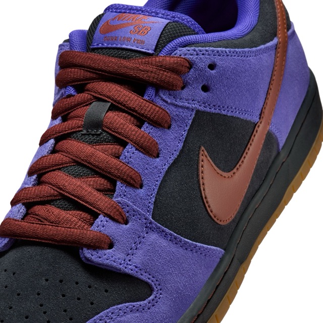 SOULIER NIKE SB DUNK LOW PRO - PERSIAN VIOLET/CINNAMON-OFF NOIR