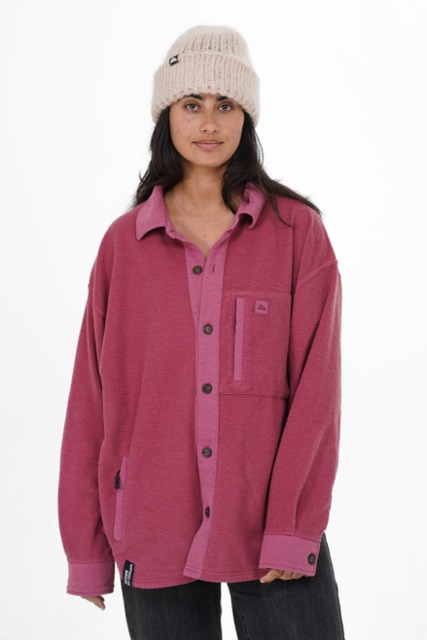 CHEMISE NOTICE THE RECKLESS BURGANDY SHAKET