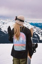 T-SHIRT MANCHE LONGUE NOTICE THE RECKLESS MOUNTAIN RIDGE - NOIR