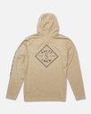 COTON OUATÉ SALTY CREW TIPPET TIDE FLEECE - ATHLETIC HEATHER