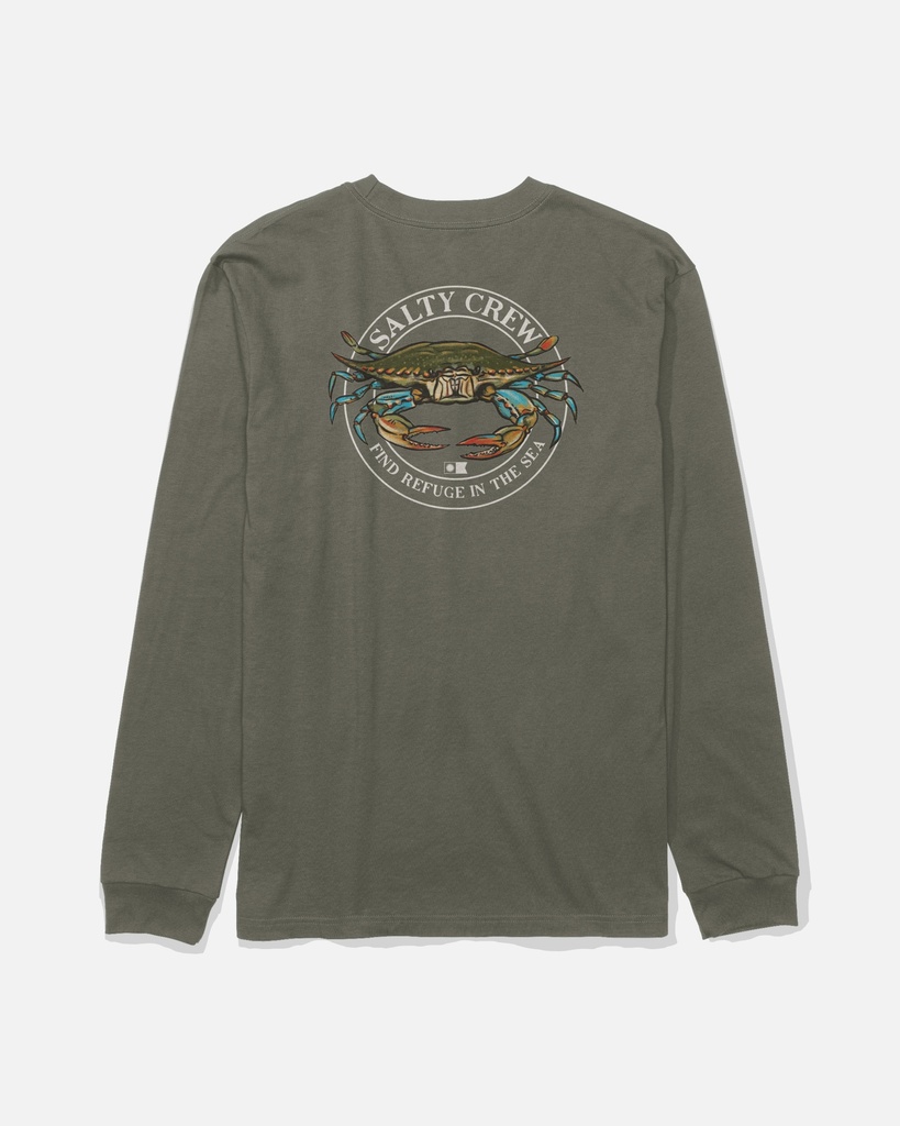 LONG SLEEVE SALTY CREW DAYBREAK THERMAL - PINE