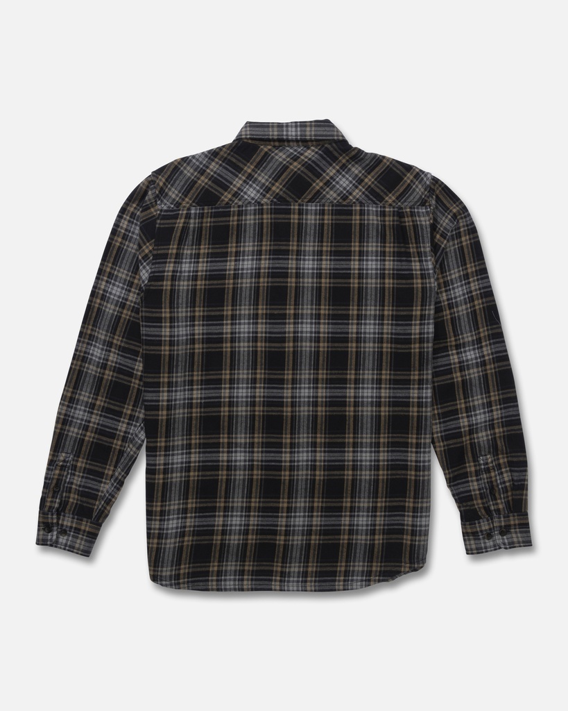 CHEMISE SALTY CREW FATHOM LS TECH FLANNEL - NOIR