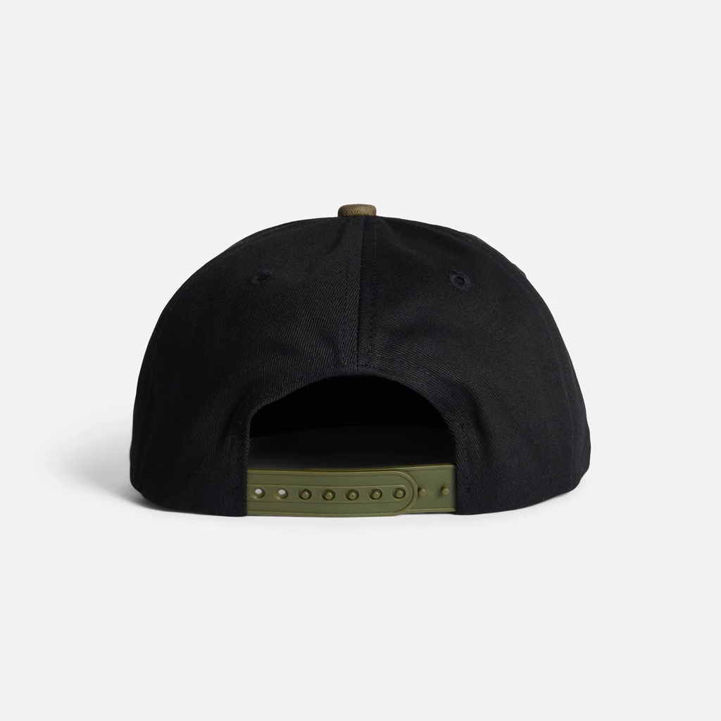 CASQUETTE AUTUMN TWO TONE TWILL SNAPBACK - NOIR