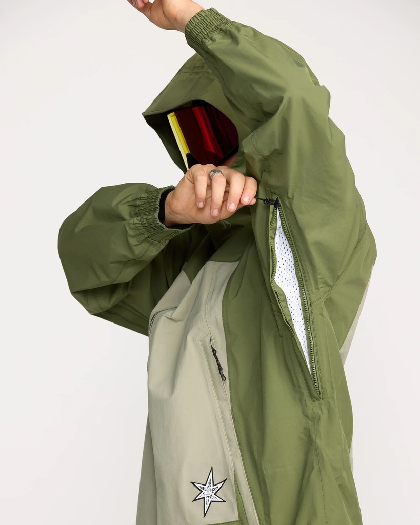 MANTEAUX VOLCOM ARTHUR 3L - OLIVE FONCÉ