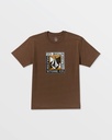 T-SHIRT VOLCOM ANGLE IRON - BRUN STONE