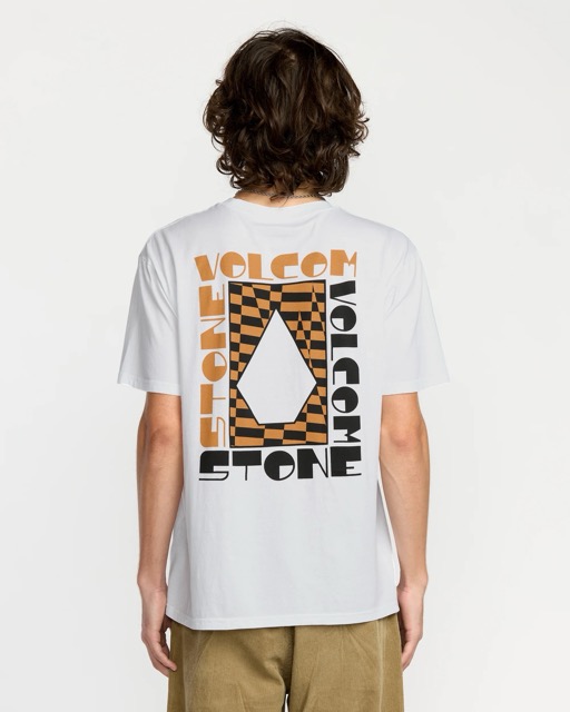 T-SHIRT VOLCOM CORNERSTONE - BLANC