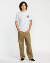 T-SHIRT VOLCOM CORNERSTONE - BLANC