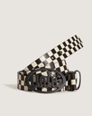CEINTURE VANS CHECK LEATHER -  NOIR