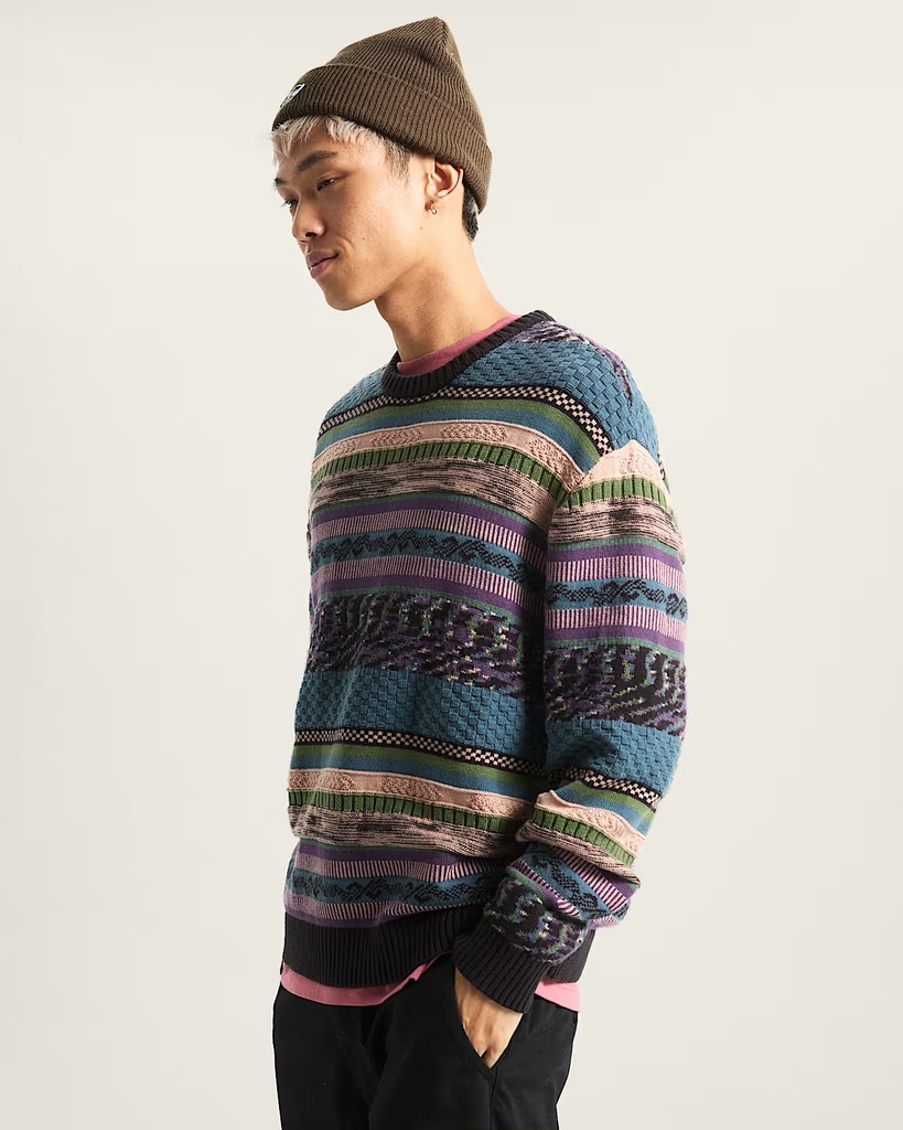 COTON OUATÉ VANS CIRCLE BONES FORMULA CREW - CHARBON BRUN (copie)