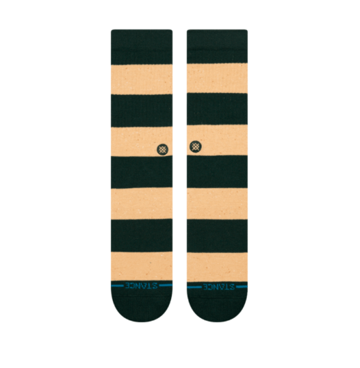 BAS STANCE NEP STRIPE CREW - PINE 