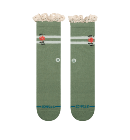 BAS STANCE WE HAVE A GOOD DAY POUR FEMME - VERT