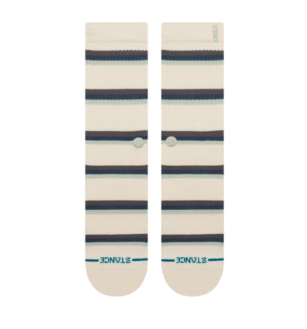 BAS STANCE STRATA CREW POUR FEMME - IVORY
