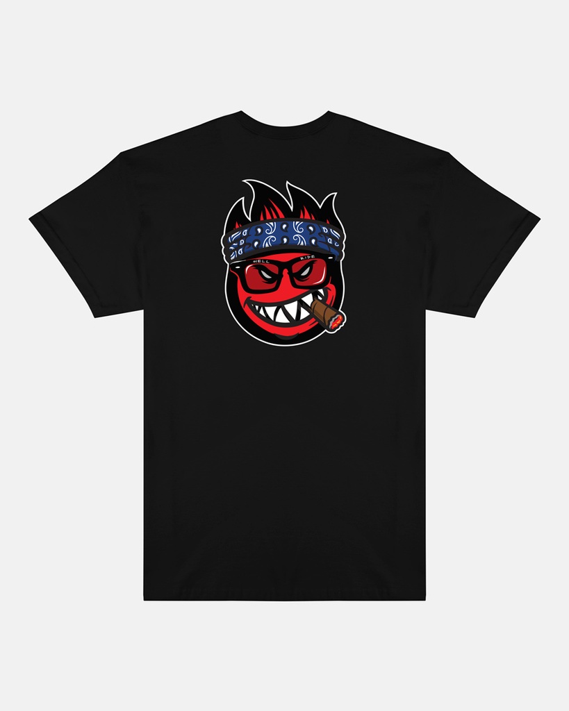 T-SHIRT THRASHER X SPITFIRE / BIG HEAD JAKE - NOIR    