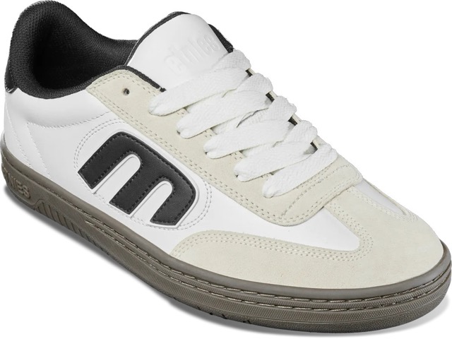 SOULIER ETNIES LOCUT - WHITE/BLACK/GUM 
