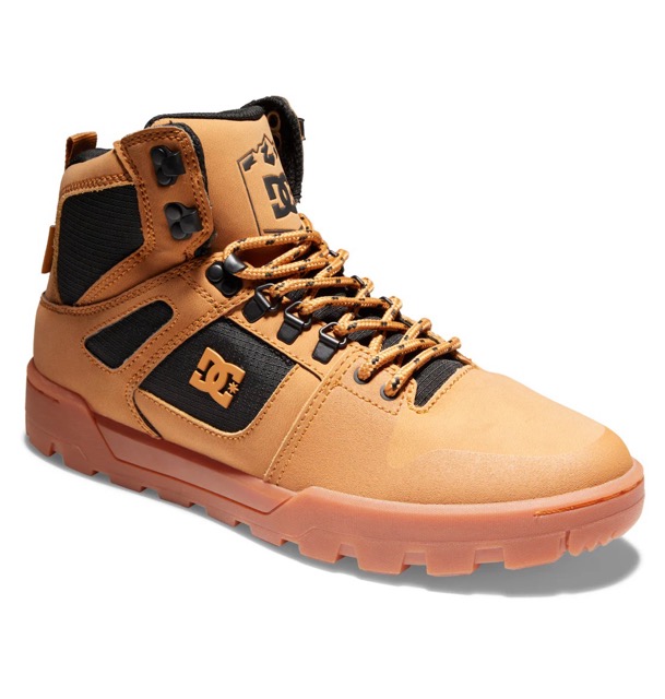 BOTTES DC PURE HIGH-TOP WINTER SHOES - WHEAT/BLACK