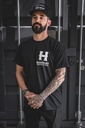 T-shirt Huxtley HX-891 Full Print Tee - Noir/Blanc