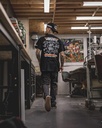 T-shirt Huxtley HX-891 "High Miles Supply" - Noir