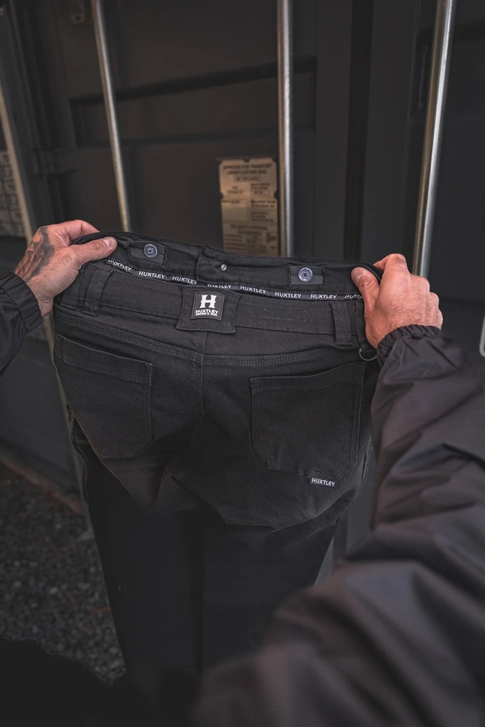 PANTALON HUXTLEY RX-1 "ALL DAY" DÉCONTRACTÉ - NOIR (copie)