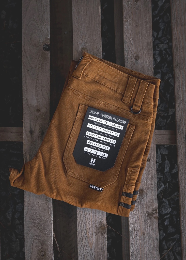 PANTALON HUXTLEY RX-1 "WORK" DÉCONTRACTÉ - NOIR (copie)
