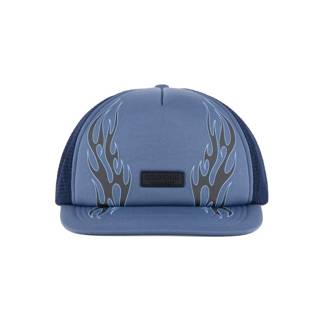 CASQUETTE SOUVENIR X FLAMETEC FLAME TRUCKER - BLUE