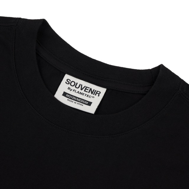 T-SHIRT SOUVENIR X FLAMETEC TASMANIAN DEVIL - NOIR